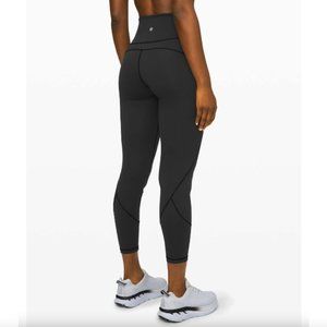NWOT Lululemon In Movement Tight 25", Black Everlux Leggings